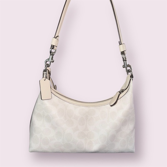 Authentic Coach Juliet Shoulder Bag 25 in Signature Canvas - Picture 2 of 5